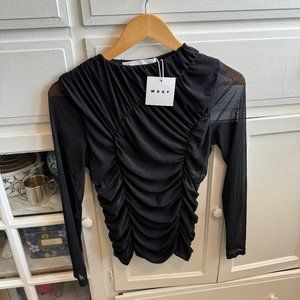 NWT Wray NYC Friday Night Top Black